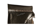 Black Faux Leather Flag Bag for Worship Flags