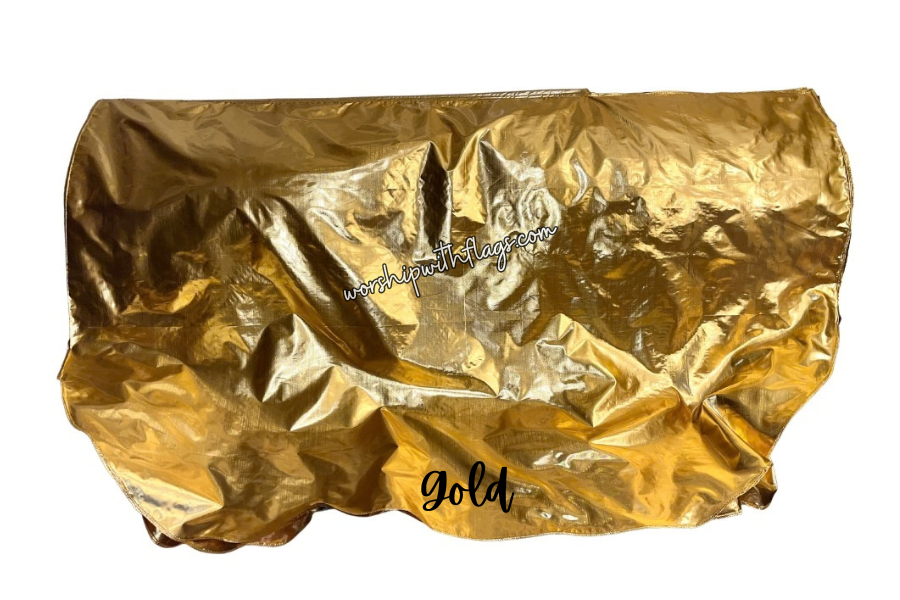 Adult Medium Metallic Lamé Angel Wing Flags