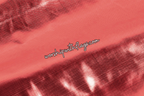 Coral Metallic Lamé Angel Wing Flags