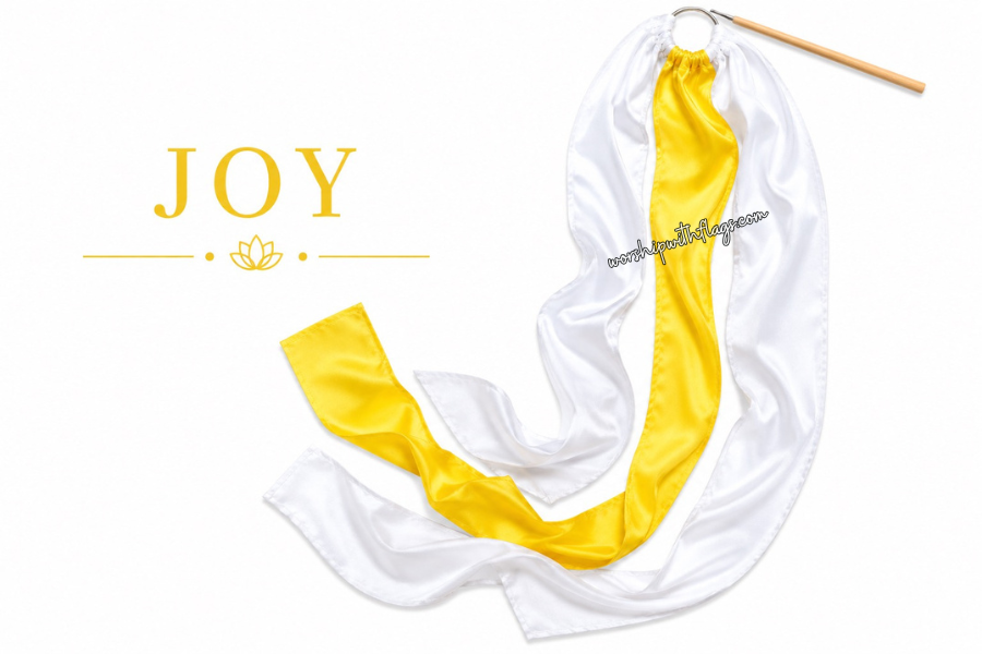 5ft Triple Strand Chiffon Worship Streamer
