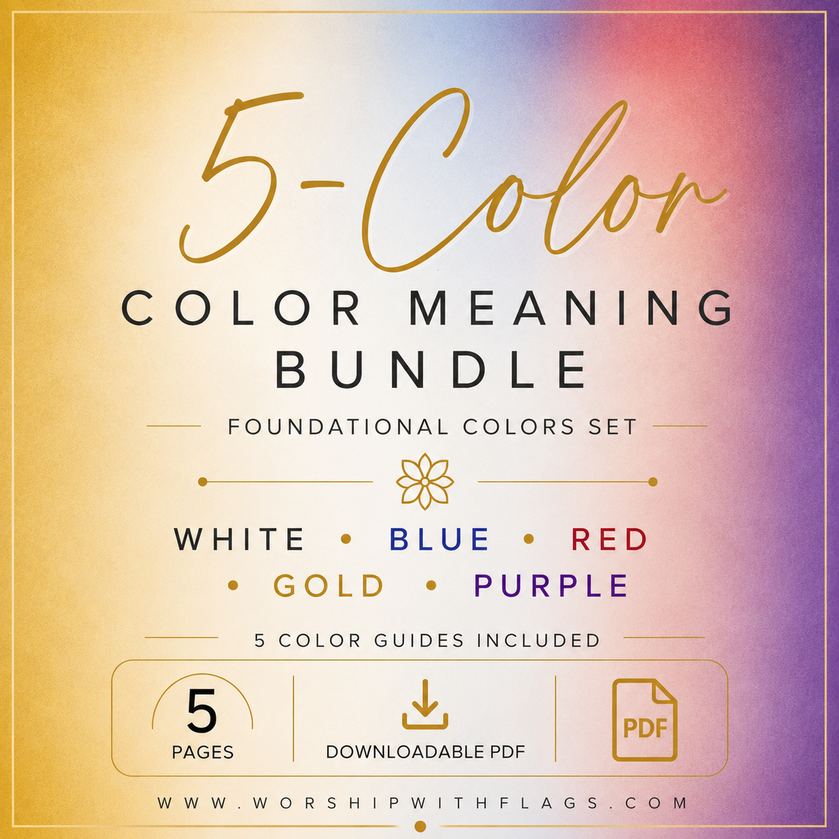 5-Color Starter Color Meaning Bundle