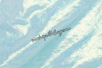 Aqua Iridescent Large Angel Wing Flags