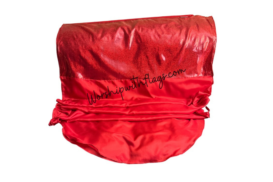 Sacrificial Love 6ft Silk Worship Flags