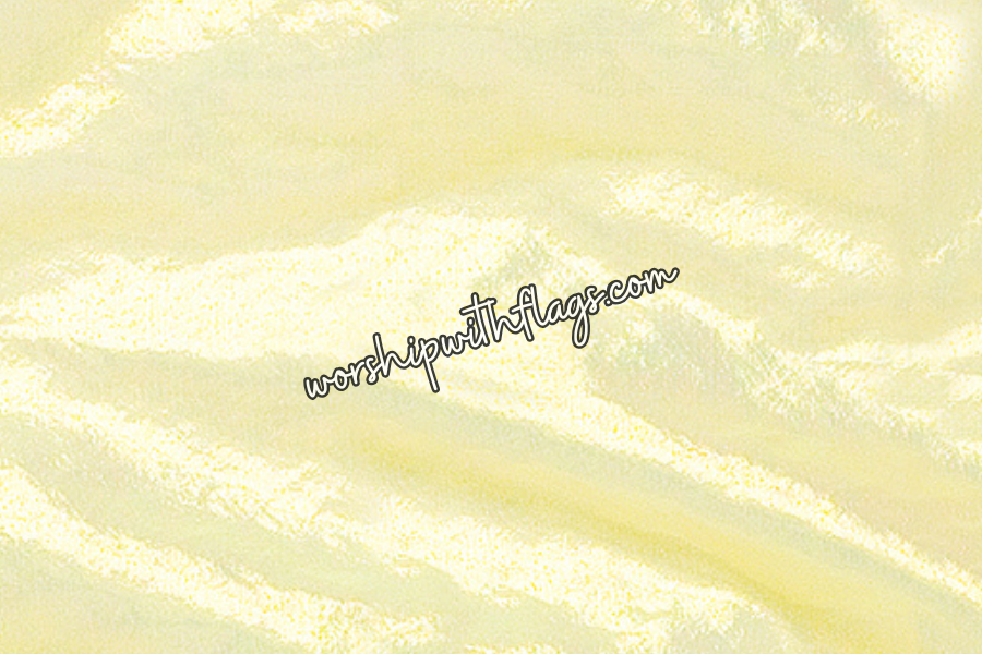Yellow Iridescent Large Angel Wing Flags