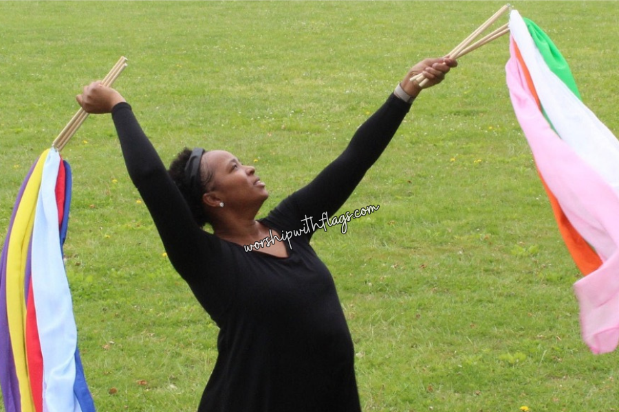 3ft & 5ft Child/Adult Chiffon Worship Streamers