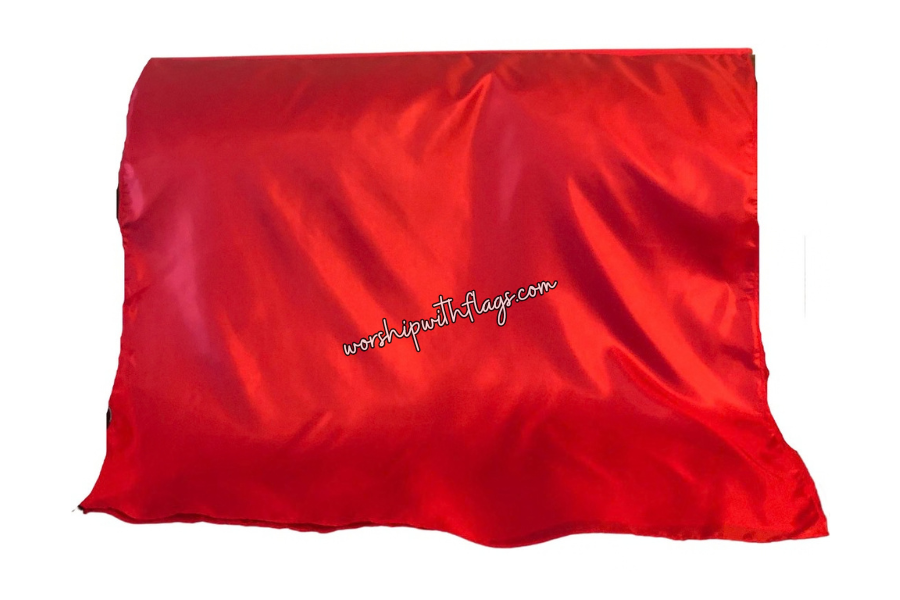 Medium Square Poly Silk Flags