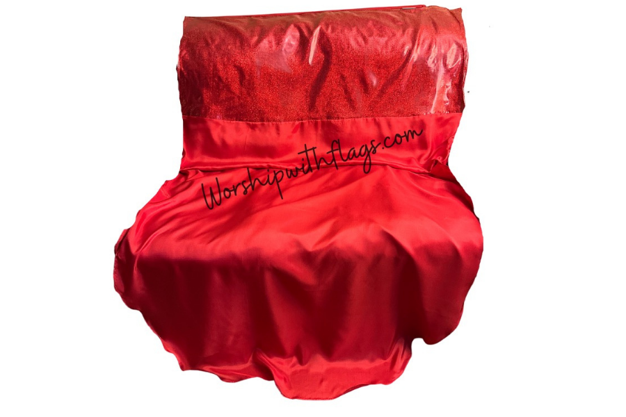 Sacrificial Love 6ft Silk Worship Flags