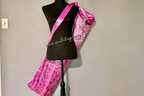 Fuchsia & Silver Brocade Worship Flag Bag