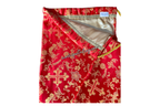 Red & Gold Brocade Cross Worship Flag Bag