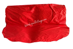 Red Luxe Lamé Angel Wing Flags
