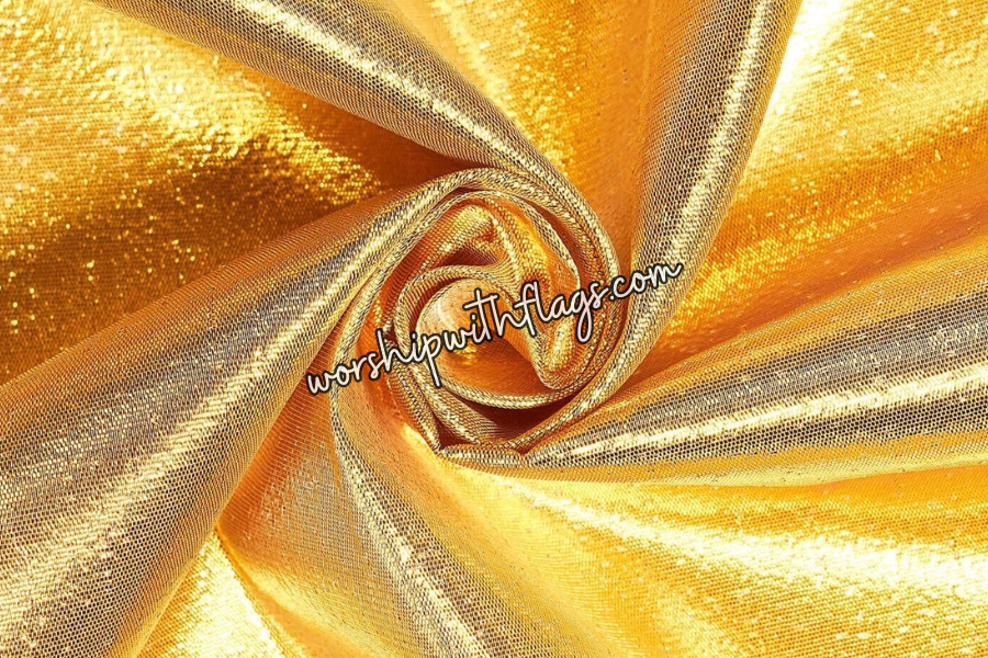 Brass Classic Lamé Large Angel Wing Flags