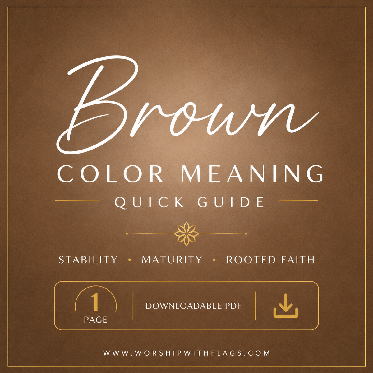 Brown Color Meaning Guide