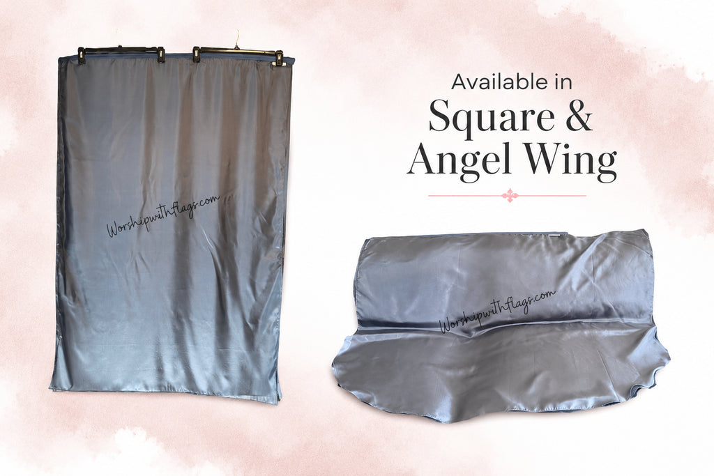 Steadfast Peace – 8mm Silk Worship Flags