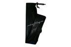 Black Faux Leather Flag Bag for Worship Flags