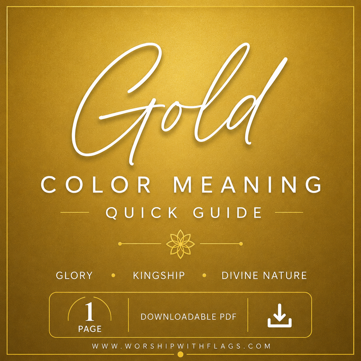 Gold Color Meaning Guide