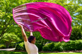 New Wine 6ft Silk Worship Flags