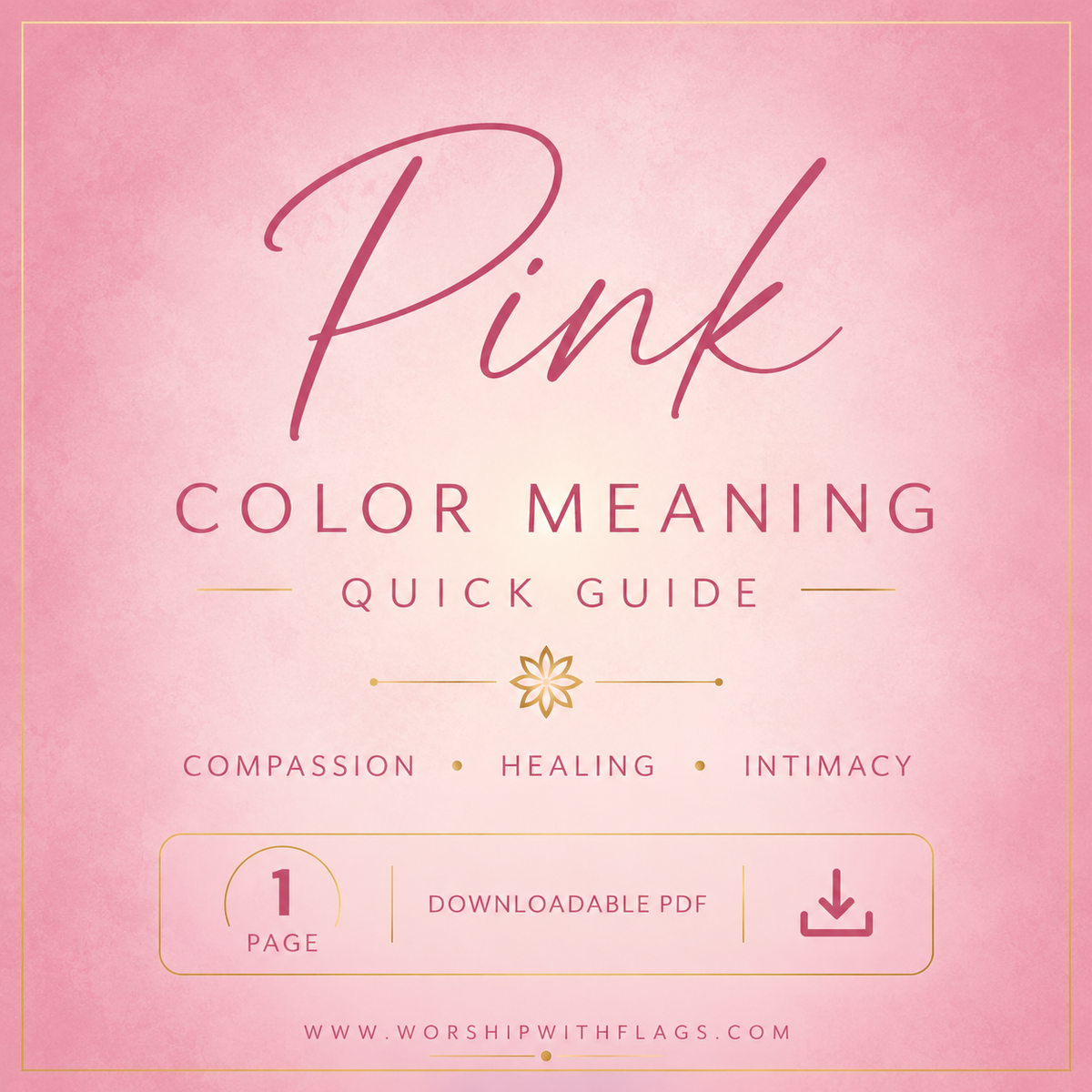 Pink Color Meaning Guide