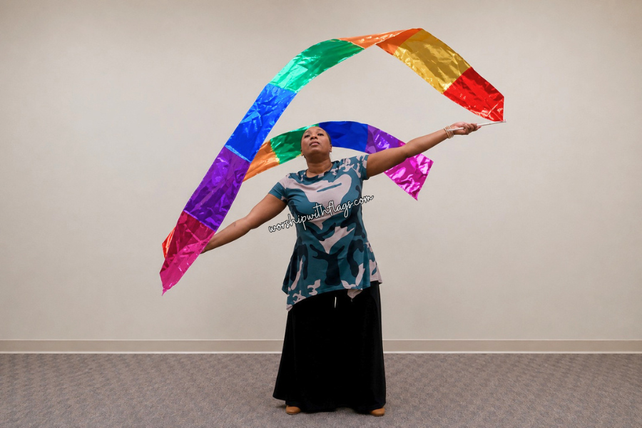 7ft Promises Worship Streamer