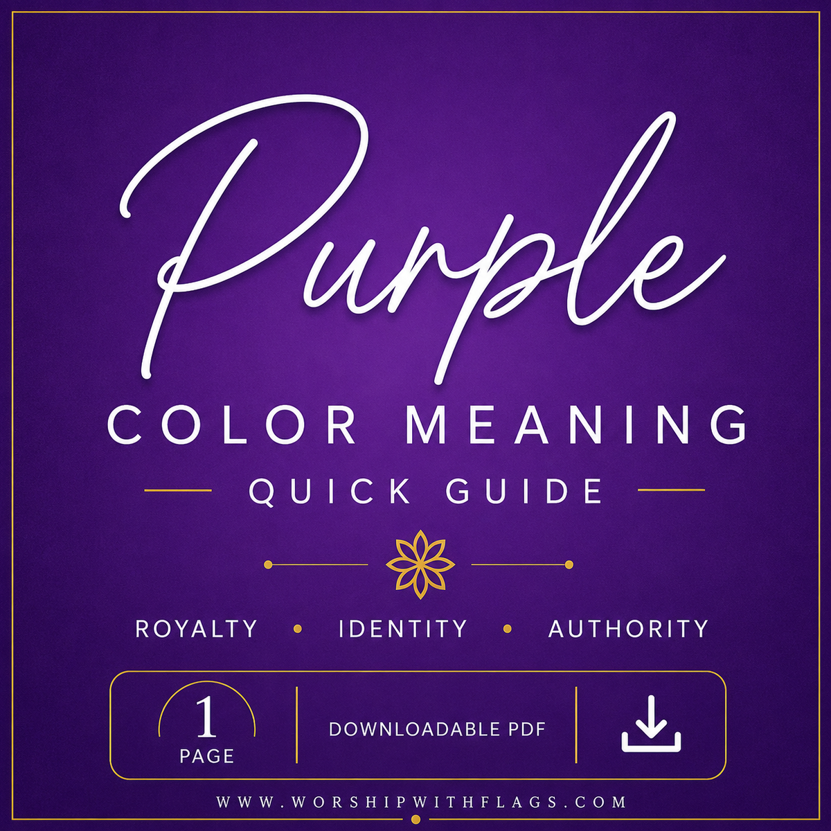 Purple Color Meaning Guide