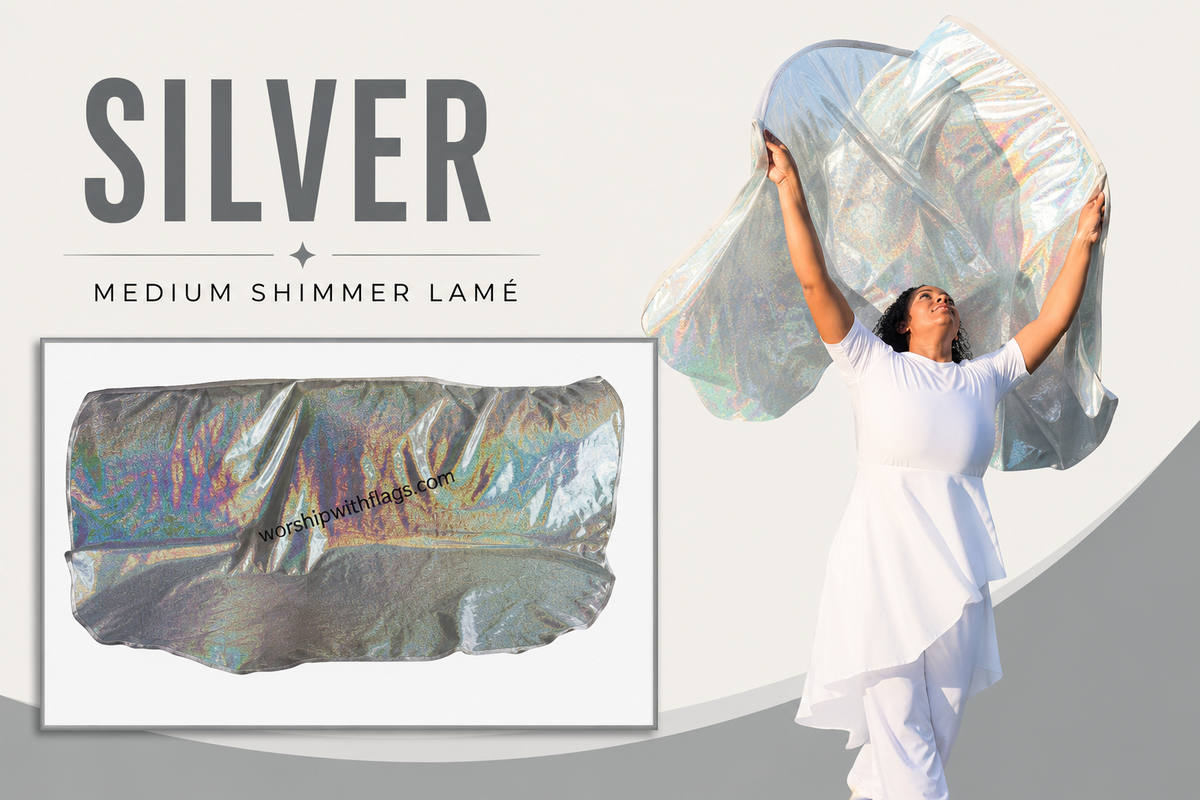 Adult Medium Shimmer Lamé Angel Wing Flags