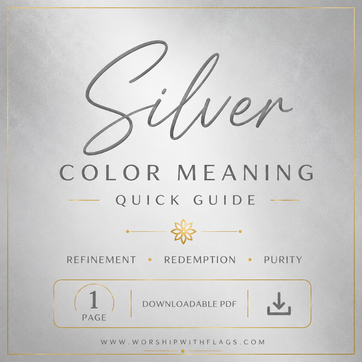 Silver Color Meaning Guide