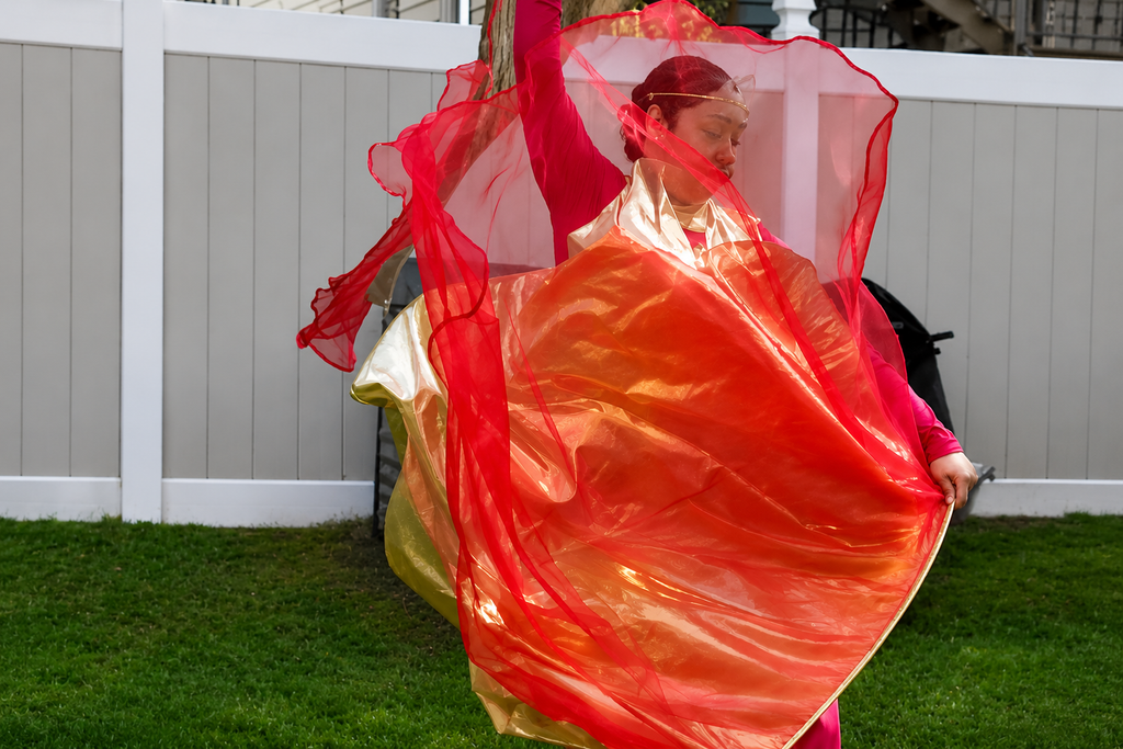 Fiery Praise Double Layer Angel Wing Flags