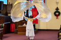 Heaven's Light Double Layer Angel Wing Flags