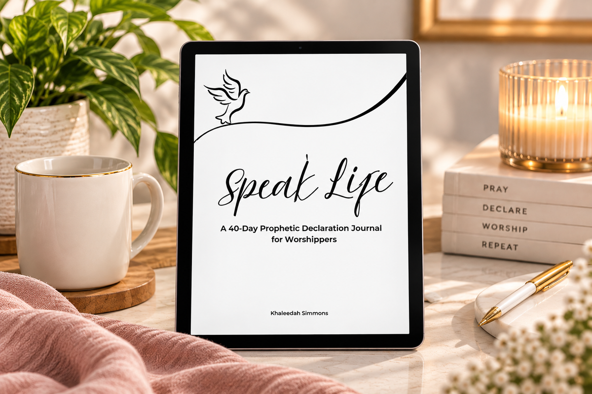 Speak Life: 40-Day Prophetic Declaration Journal — Digital Download