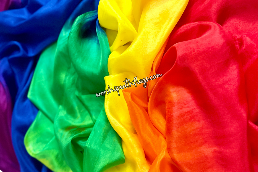 Everlasting Covenant - 9ft Jumbo Prophetic Silk Streamers