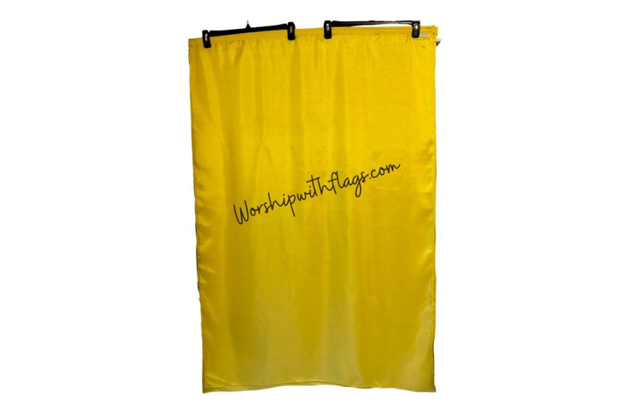 Radiant Joy – 8mm Silk Worship Flags